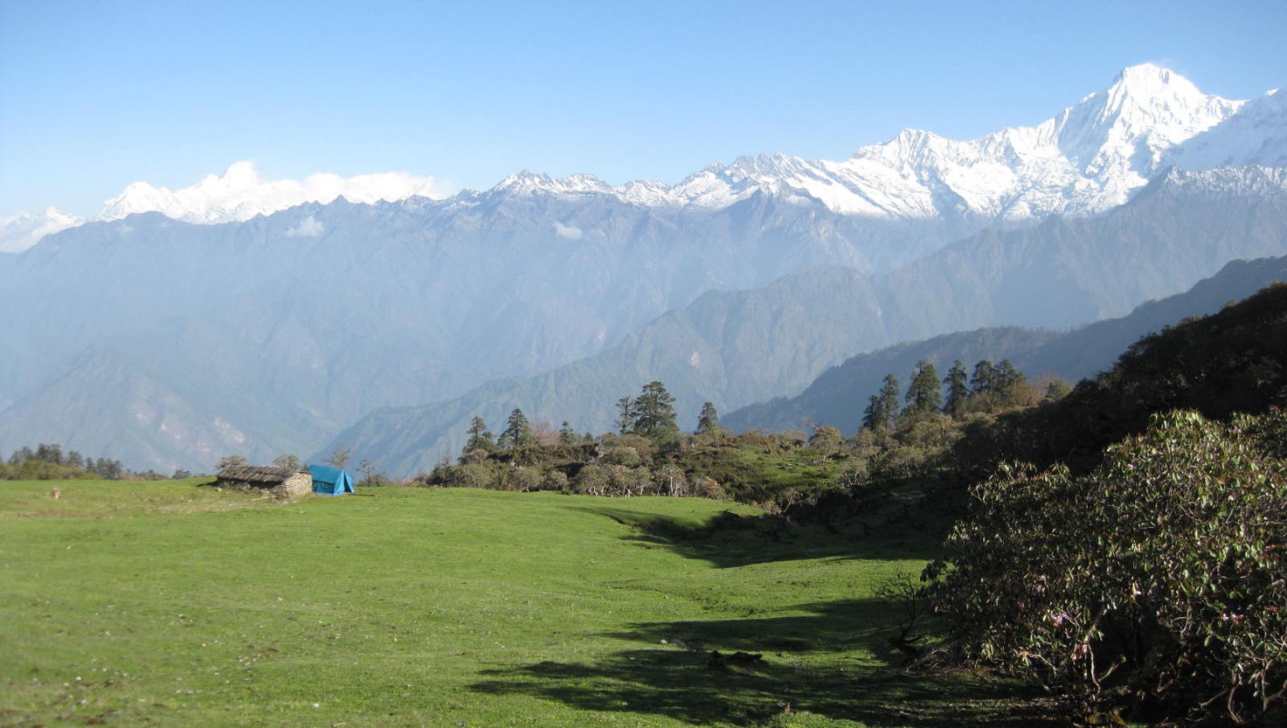  Camp Site on the Way to Ganesh Himal Panorama Trek 