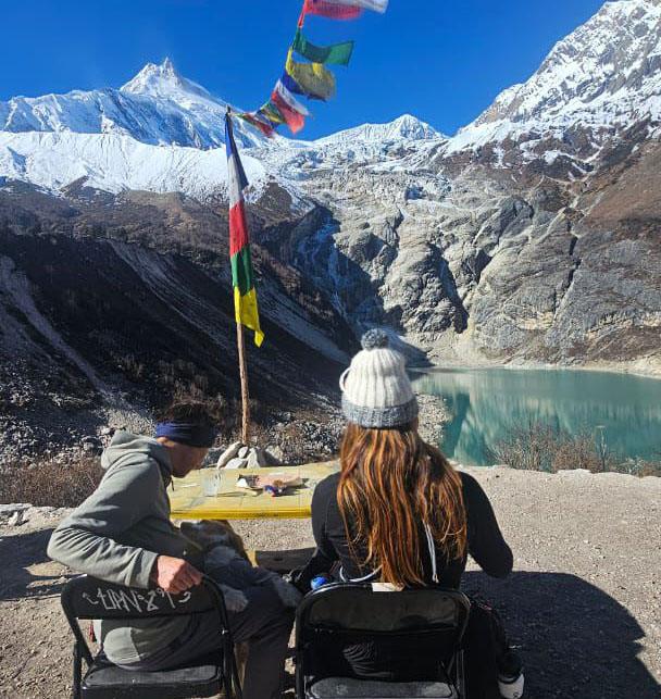 Manaslu-view from Birendra Tal