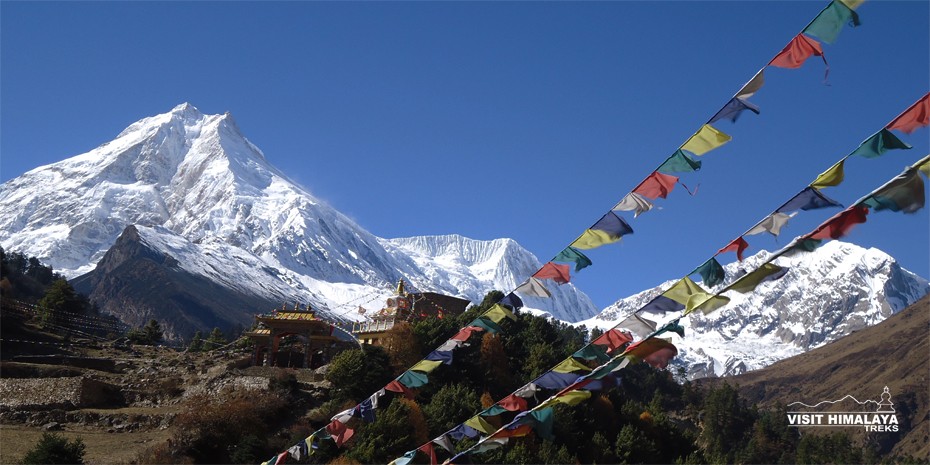  Manaslu View from Lho 