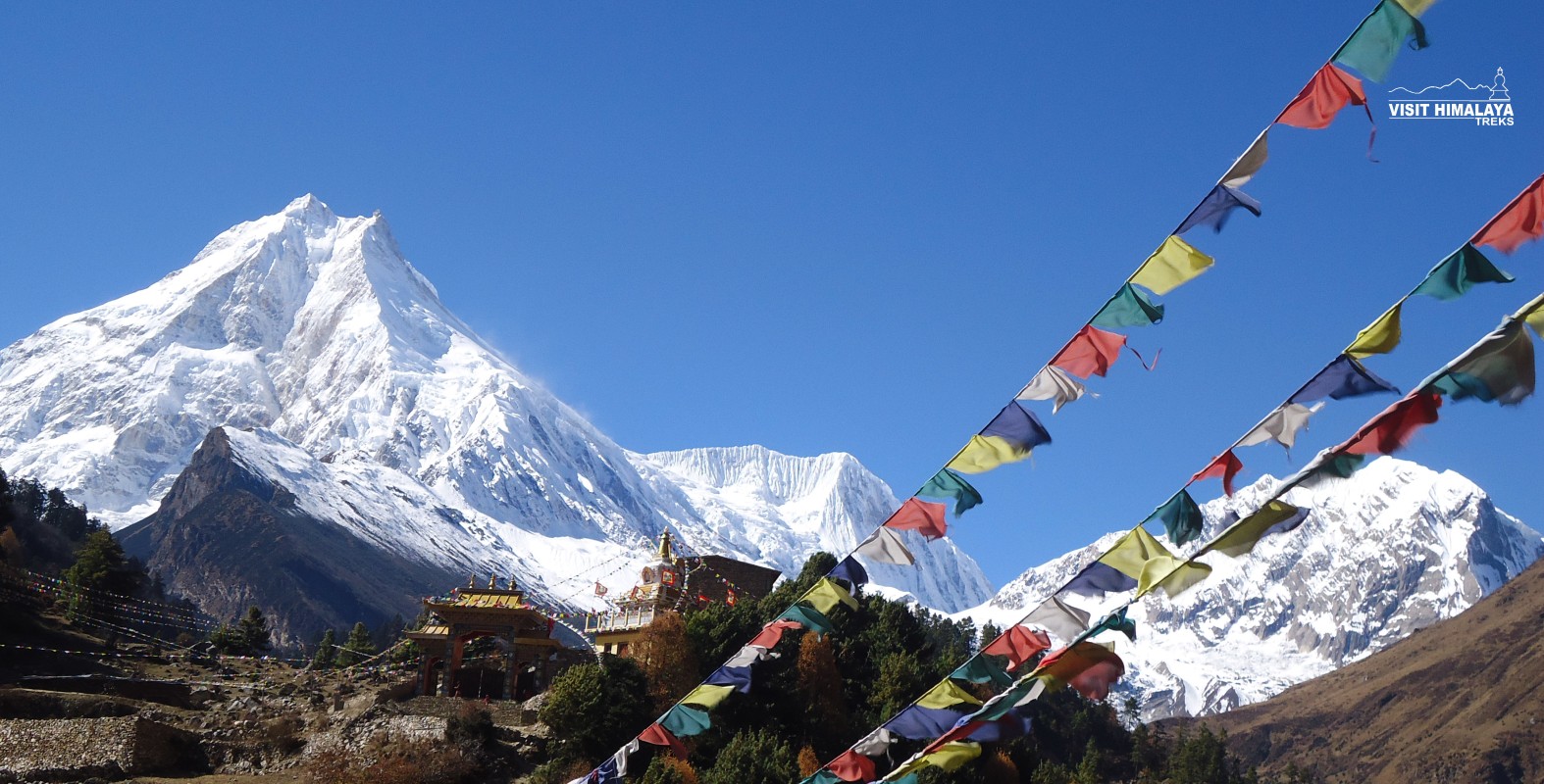  Mt Manaslu from Lho 