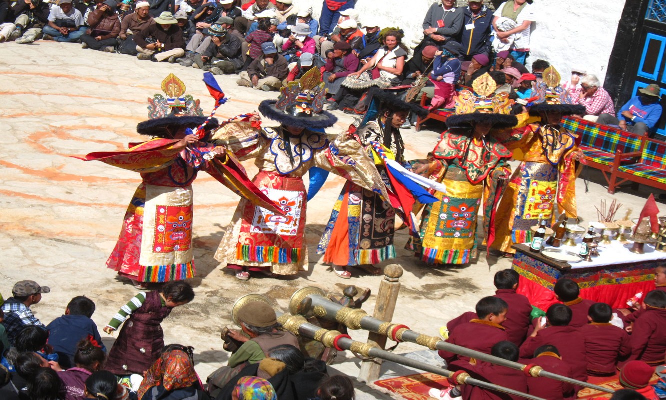  Protected Dance During Tiji Festival In Lomanthang 