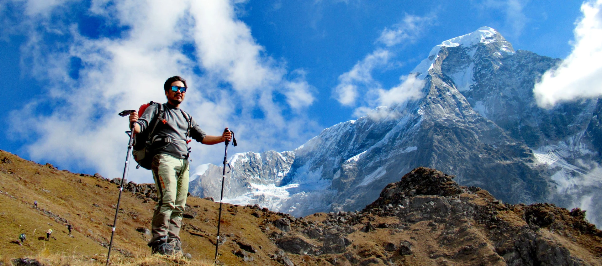  Trekkers enjoying Jugal Himal View 