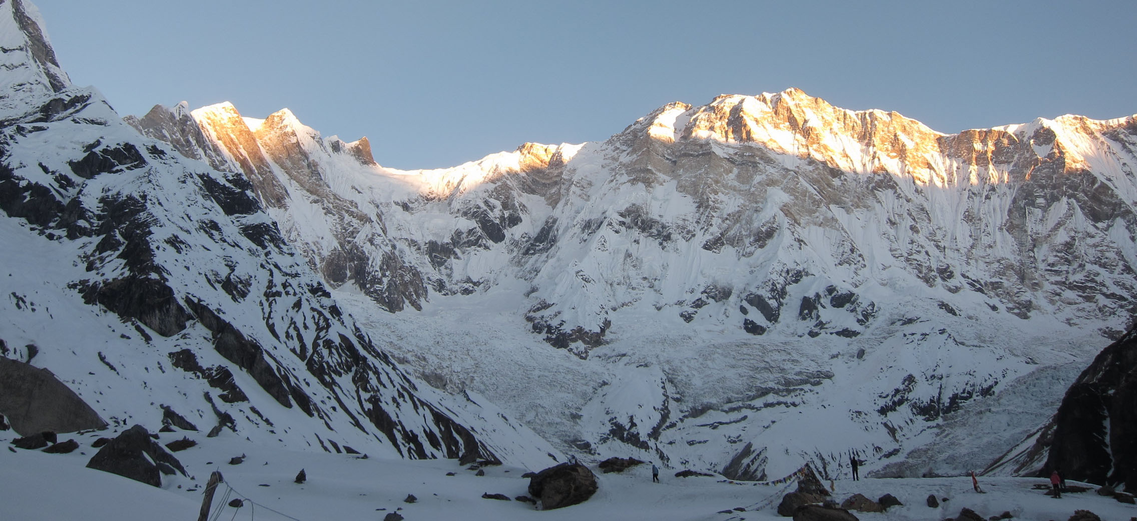 Close view from Annapurna Base Camp