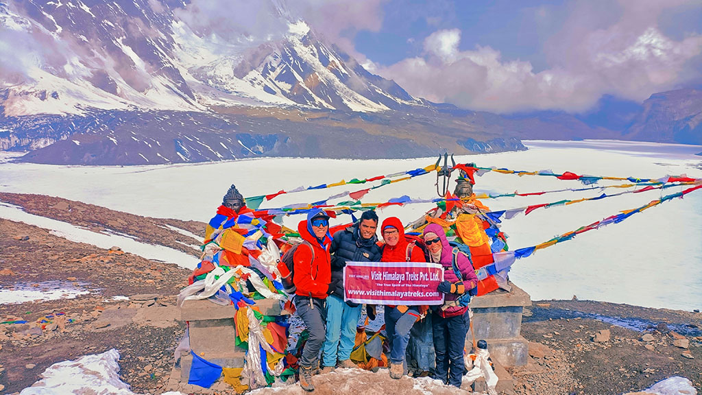 Tilicho Lake, highest Glacier Lake in the world located 4920 meters