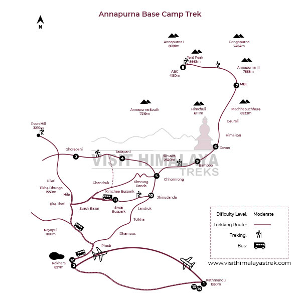 annapurna-base-camp-trek-route-map