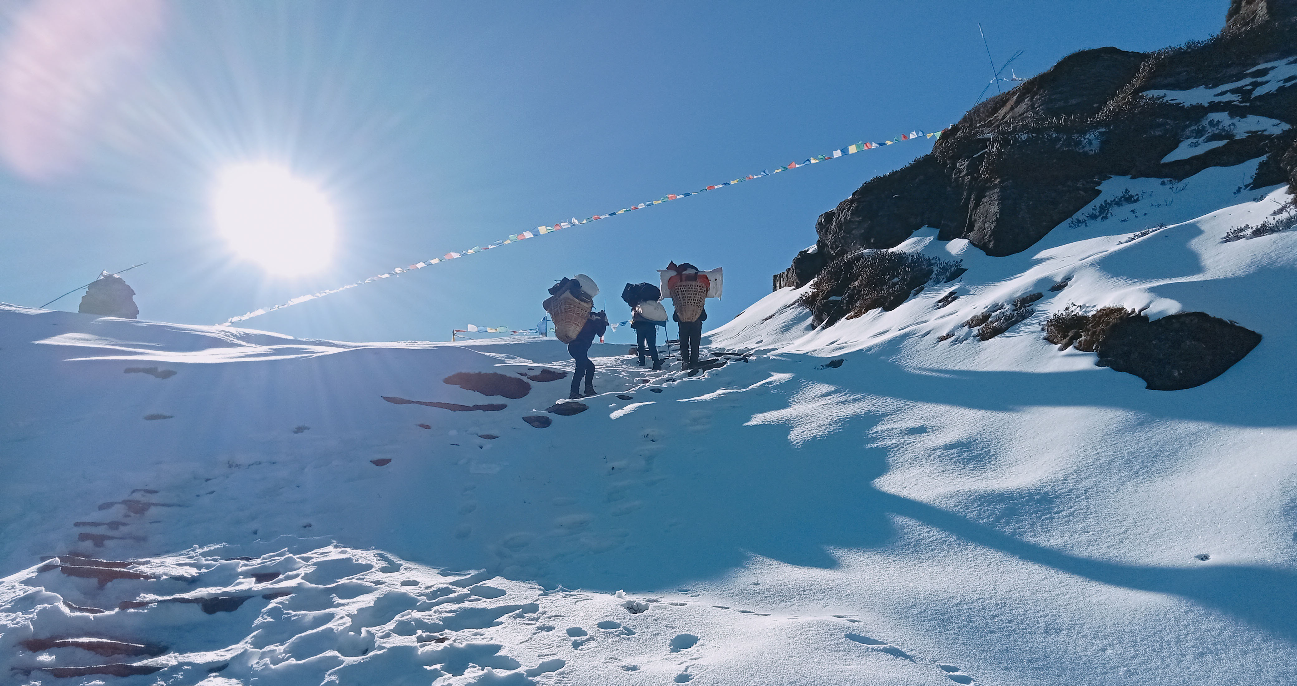 Crossing Keke La Pass 4170 meters