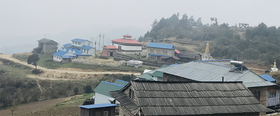 Jhapre Village en route to Pikey Peak Trek.