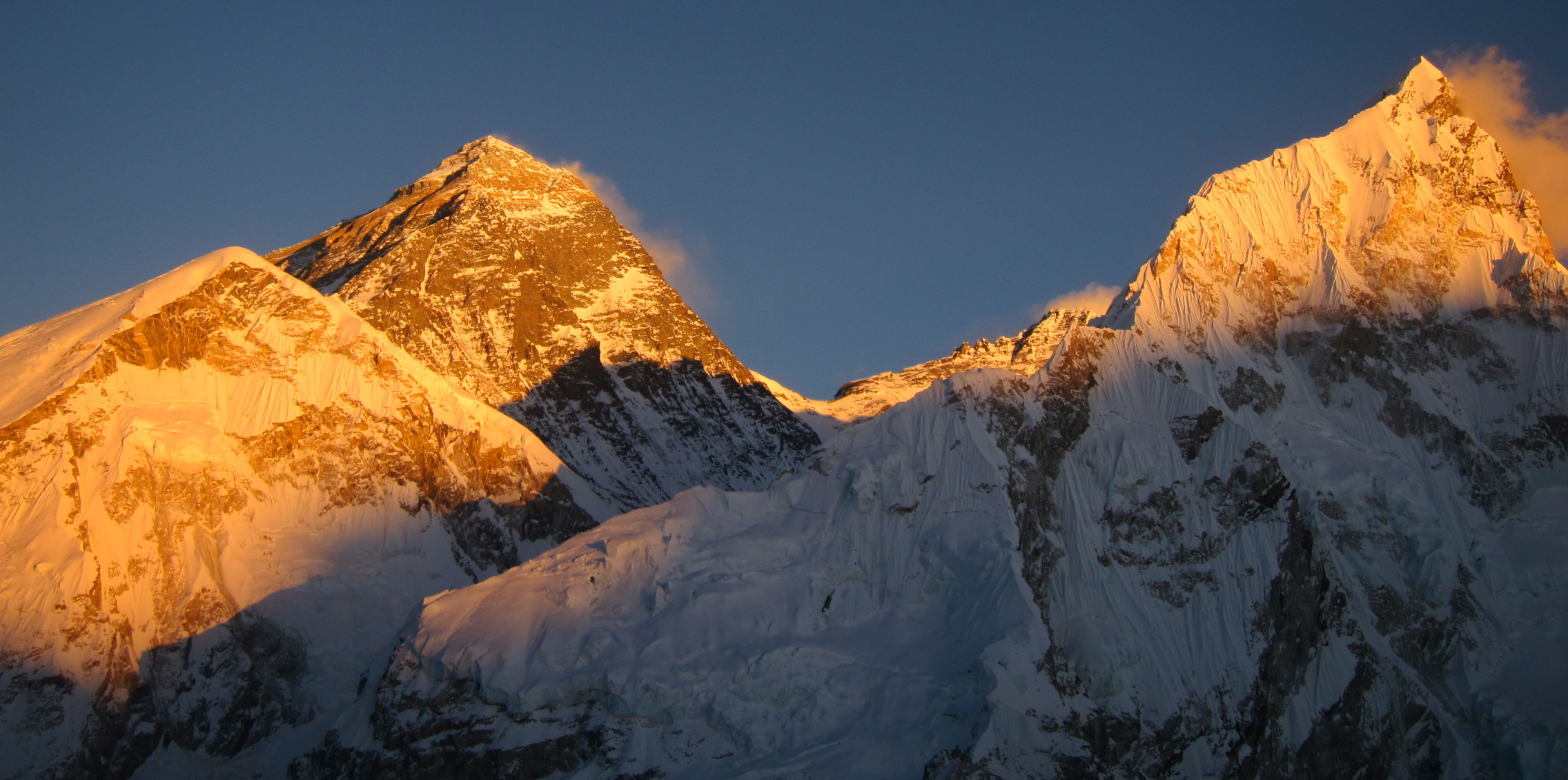 Sunset over Mt. Everest.